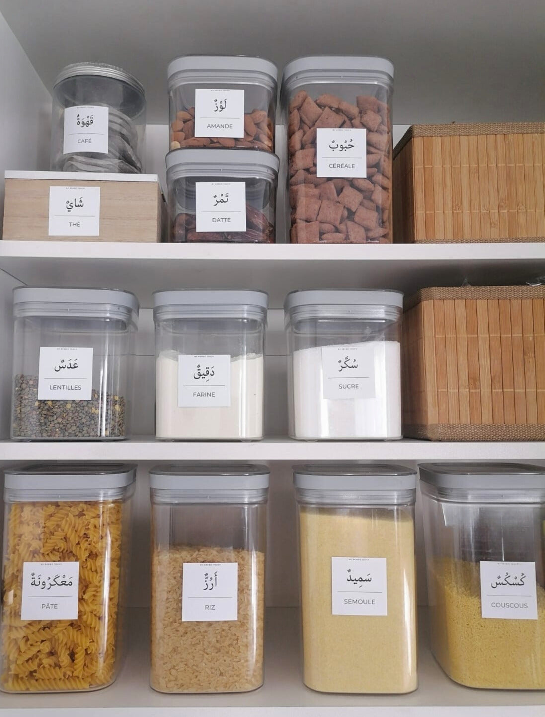 Aliments / Bocaux (24 à 72 étiquettes)