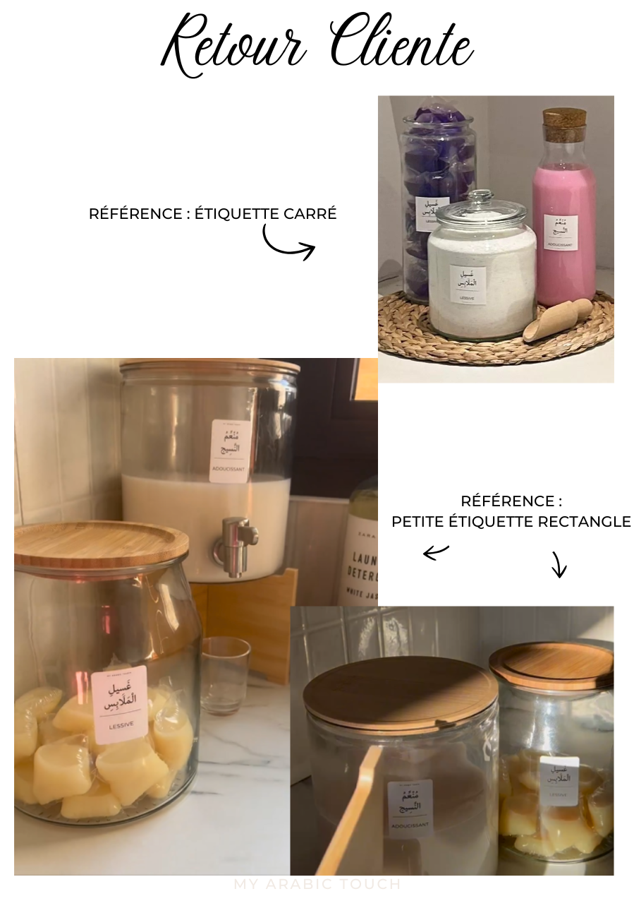 Linge (lots 3 à 6 étiquettes)