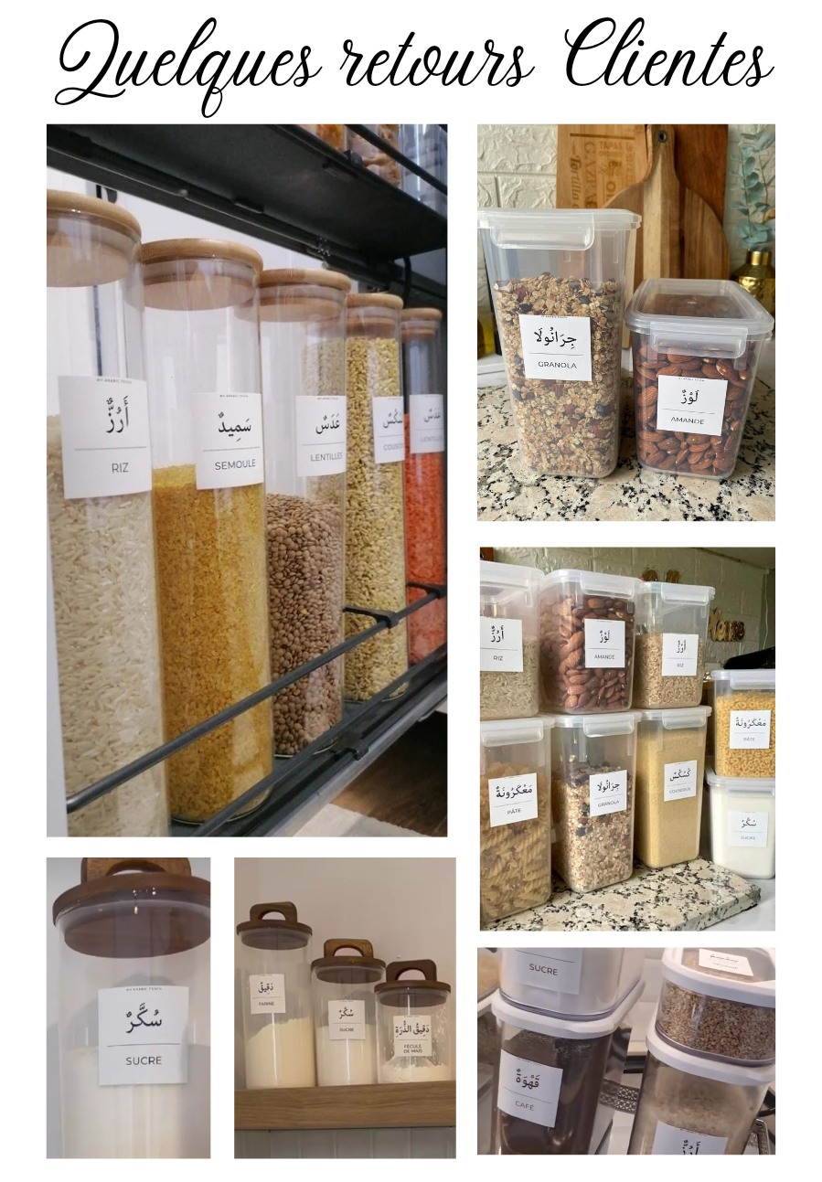 Aliments / Bocaux (24 à 72 étiquettes)